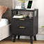 Table de chevet l 15,7 po avec prises intégrées Lumina-996325721-996325718