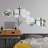 Abstract Non-Wall Damaging Wall Decal