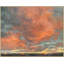 Western Sunset' Framed Print on Canvas