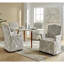 Chaise de salle à manger avec roulettes à capuchon 26 po Gatlinburg-98615158