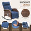 Chaise berçante inclinable avec dossier et repose-pieds Arcturus-364302593-364302594