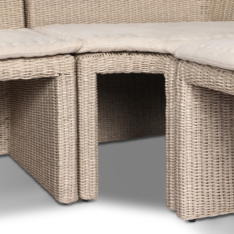 Senna Outdoor U-Shape Dining Banquette