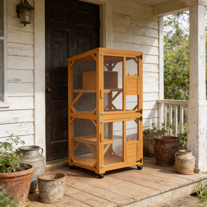 Maison pour animaux de compagnie, grande maison d'extérieur pour chat