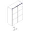 Unico 2 Door Manufactured Wood Wardrobe