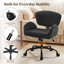 Chaise de bureau pivotante en chenille moderne pour bureau à domicile, coiffeuse et bureau-605231610