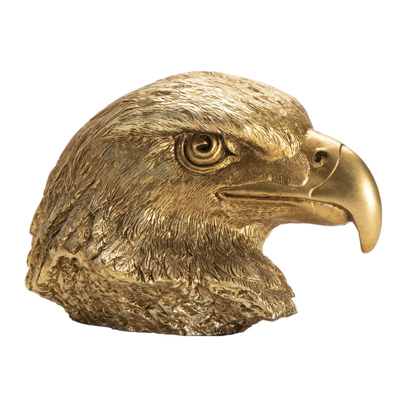 Sculpture de tête d'aigle royal