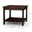 Table d'appoint à 2 tablettes Longs Peak Eucalyptus, espresso