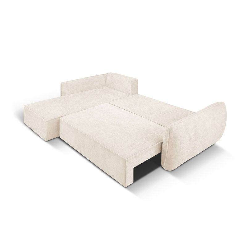Blessington 4 Seater Sofa Bed, Beige, Left Hand Facing