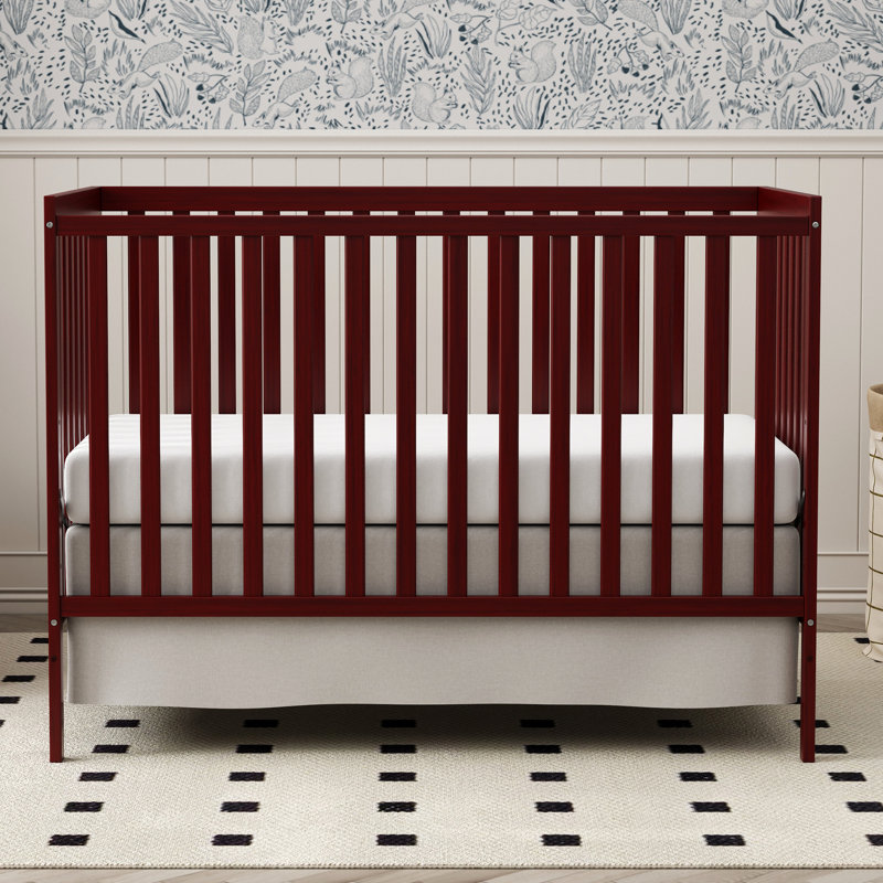 Lit de bébé convertible 5-en-1, Cerisier