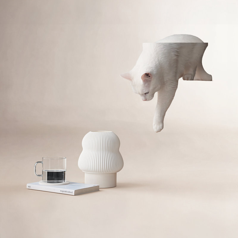 Poly Lamp Dove White