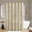 Rideau de douche semi-transparent 72 po x 72 po Laurel-50224891-50224888