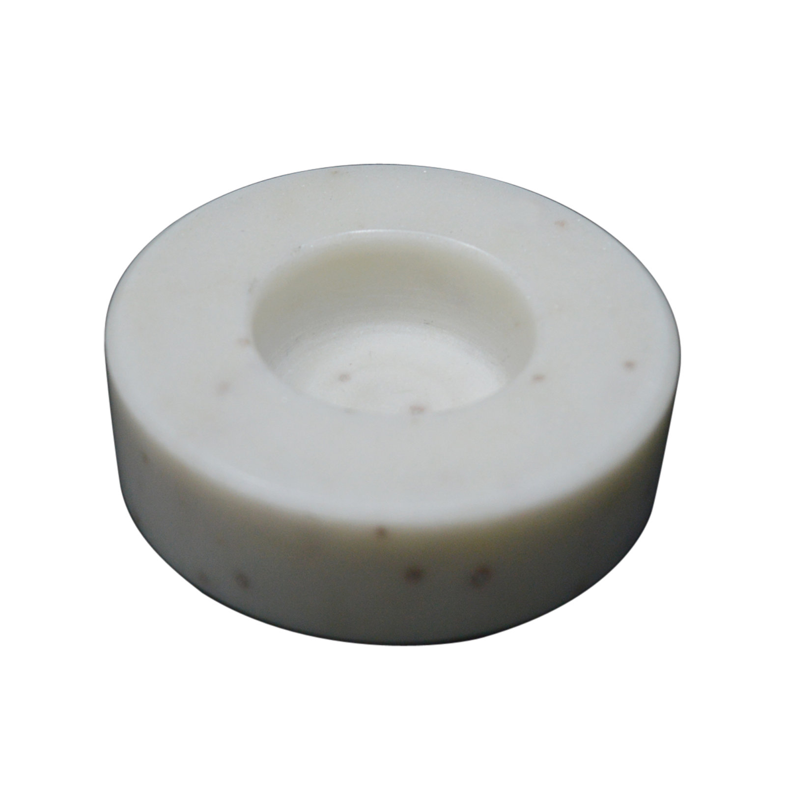Matheson Flat 1'' Marble Tabletop Votive Holder, White