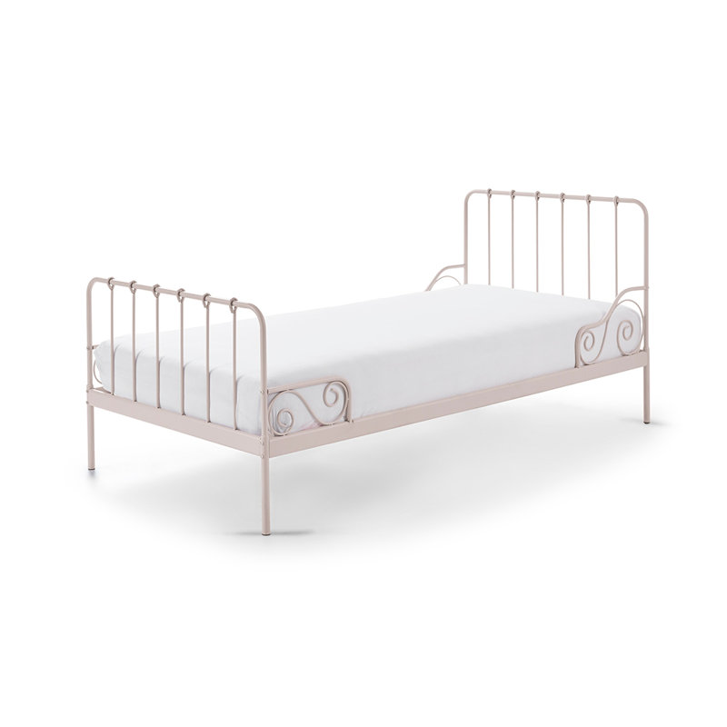 Alice European Single (90 X 200Cm) Metal Bed Vipack, Pink