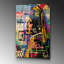 Superbe peinture murale en verre trempé 27,6 po x 39,4 po | 100% verre trempé, épaisseur: 0,16 pouce | Décoration élégante pour le salon ou le bureau, durable et facile à nettoyer, idée de cadeau parfaite