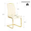 Chaise rembourrée Modern Pu