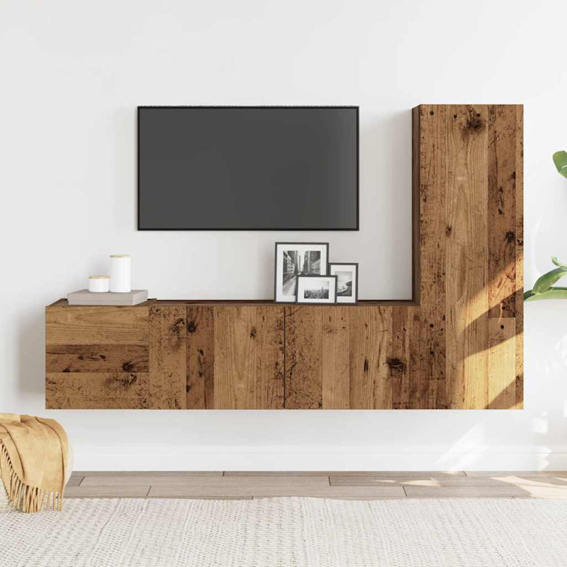 Chubbuck TV Stand for TVs up to 24", Old Wood