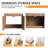 24'' Single Bathroom Vanity With Resin Top