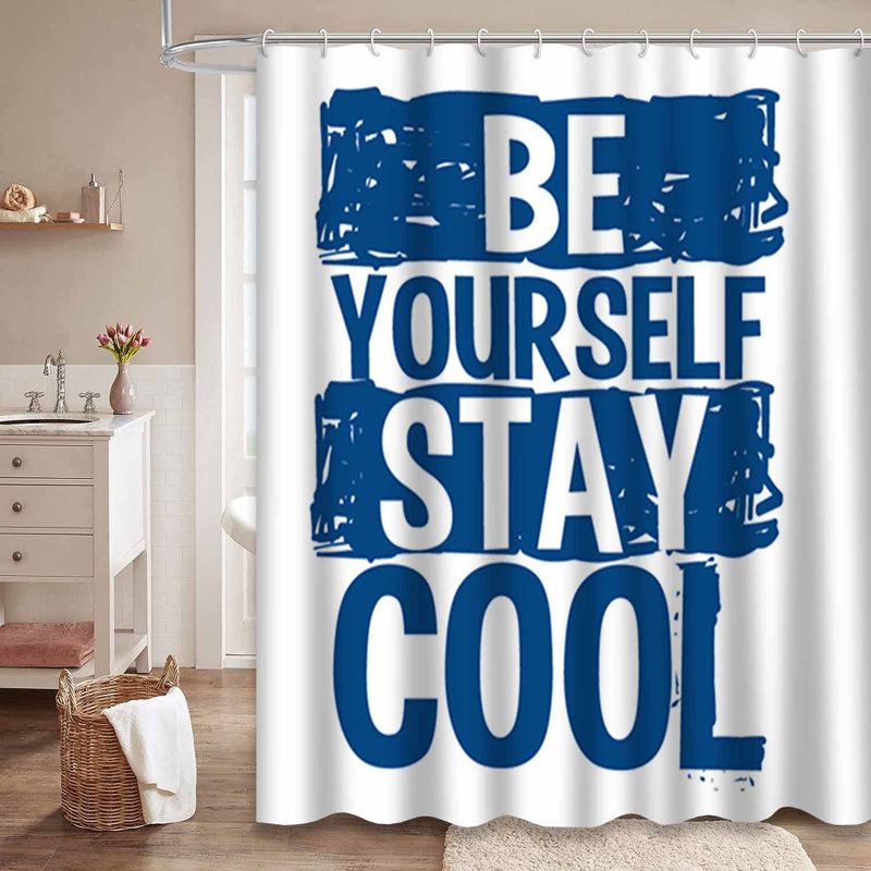 Rideau de douche imperméable GraffitiCool Summer, L 72 po x l 72 po