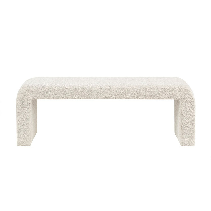 Banc Boucle Waterfall, Crème, crème