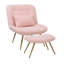 Fauteuil de chambre avec repose-pieds 29,92 po Roemello-1706806440