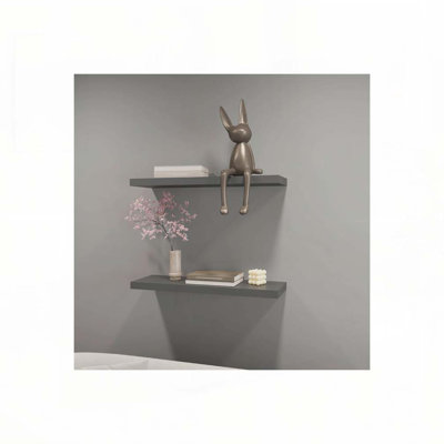 Matt Grey Floating Shelf