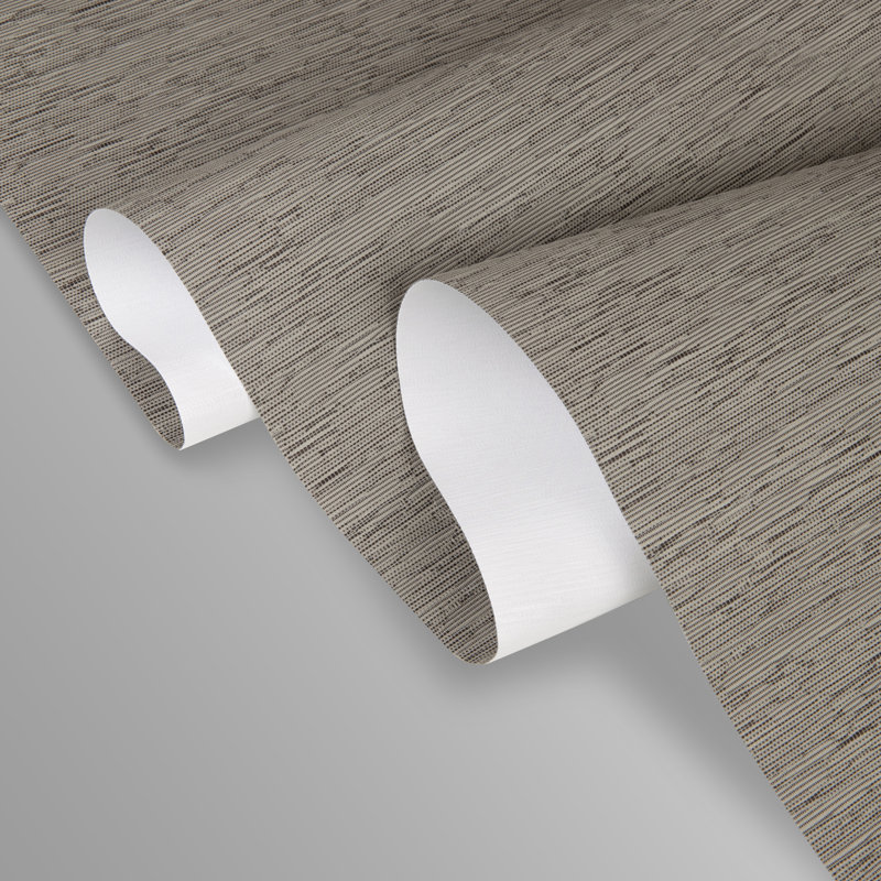 Rail extensible à double rail blanc 10 panneaux 120 x 220 po x H 94 po Virgil, largeur de panneau 23,5 po