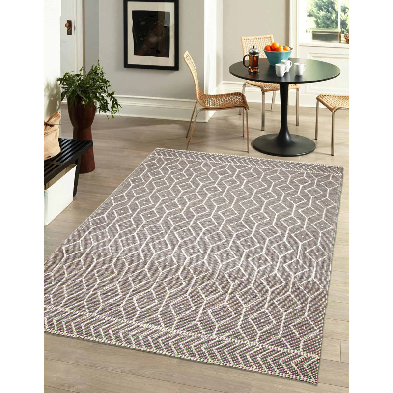 Delci Performance Hand Braided Wool Rug