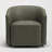Swivel Armchair With Metal Base-121450843