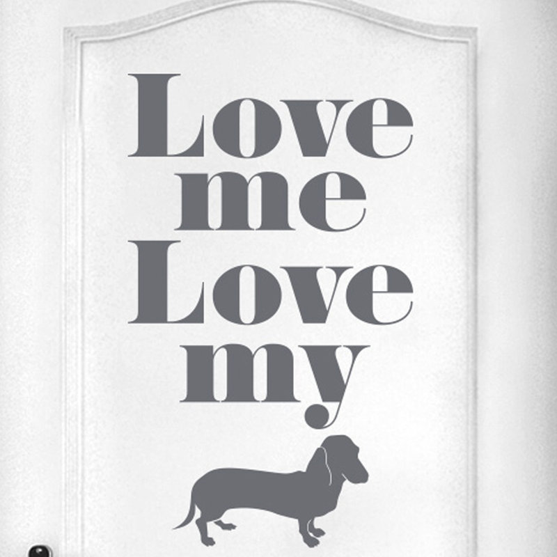Animals Wall Decal, Grey