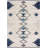 Strathearn Blue and Ivory Southwestern Runner Rug-860218321