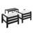 Magers Outdoor Black 3pc Set-62777230-62777231