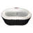 Oval Inflatable Jetted Hot Tub with Drink Tray and Cover-32701825