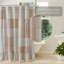 Rideau de douche simple 100% coton Liseron