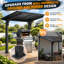 Pergola d'extérieur à toit rigide pour terrasse-136365767