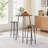 Fenwick 2 - Person Counter Height Dining Table Set Bar Table Set 3-Piece Round Bistro Set-1031845539