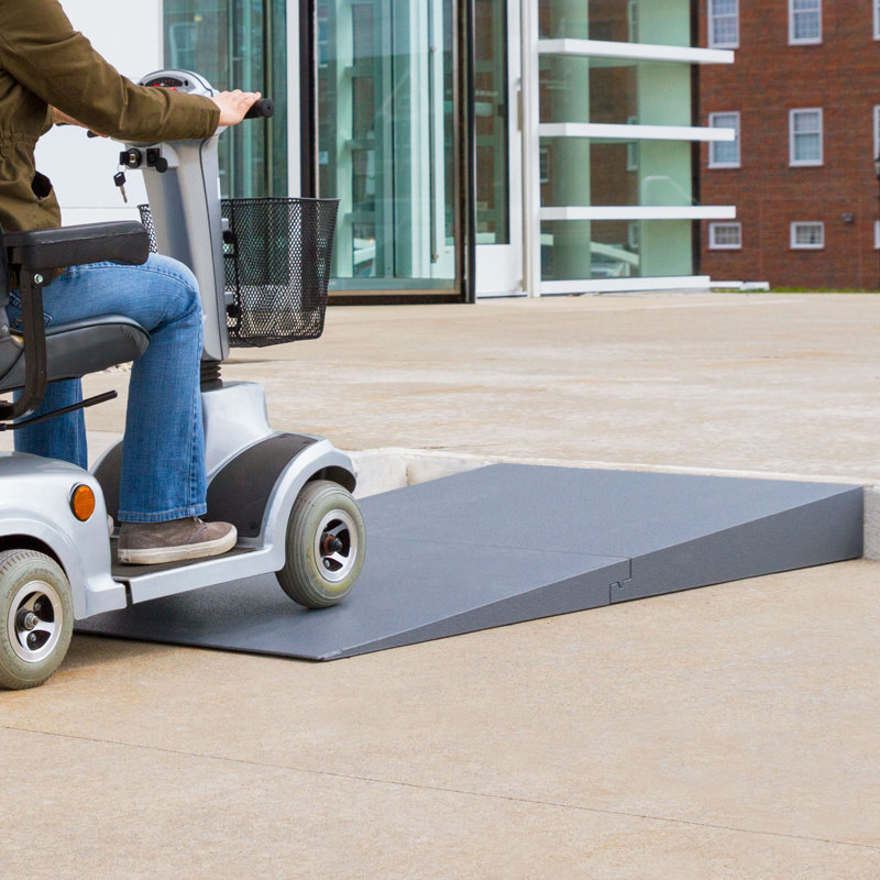 Silver Spring Plastic Threshold Ramp, 6" H x 36" W x 72" L