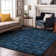 Premium Machine Washable Cerrito AMF564 Navy Rug