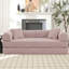 Grand futon de 80,7 po en velours côtelé convertible avec 2 coussins - sans assemblage requis-882903966-881898759