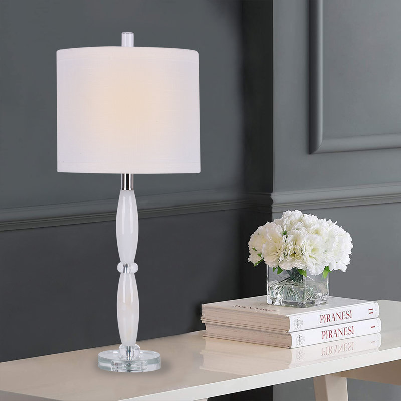 Jahliya Crystal & Marble Table Lamp