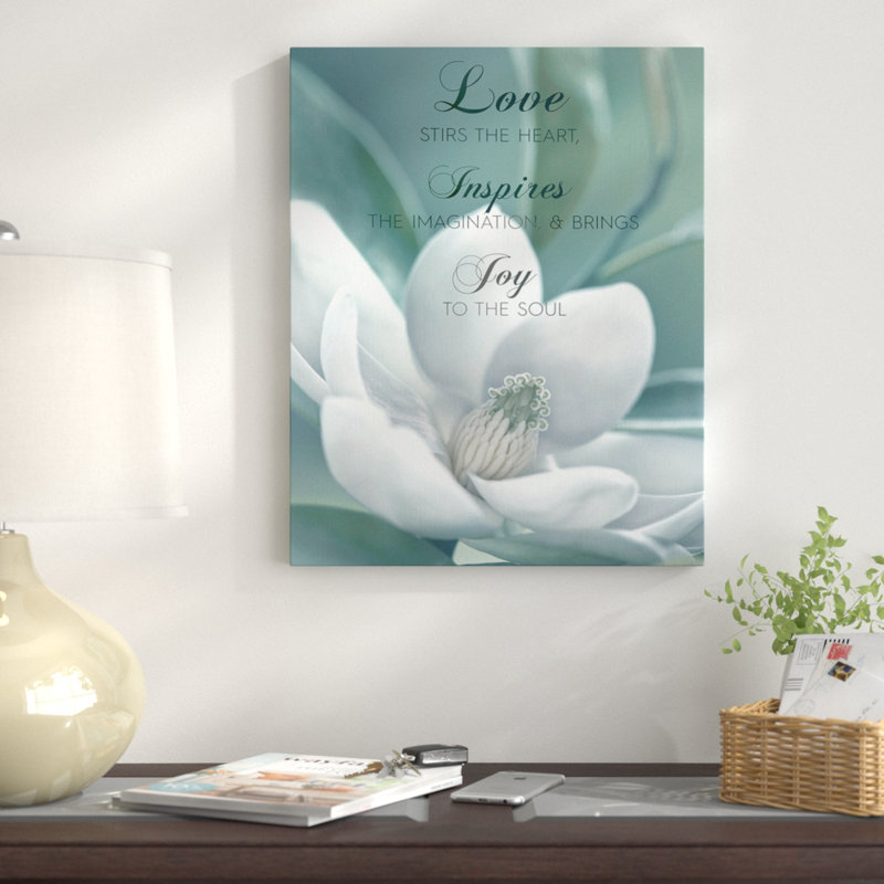« joy to the âme », reproduction d’impression sur toile tendue, H 30 po x l 40 po x P 1,5 po