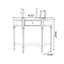 Console demi-cercle Champagne-356133515