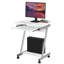 Z-shaped Computer Desk with 4 Wheels-1097419679
