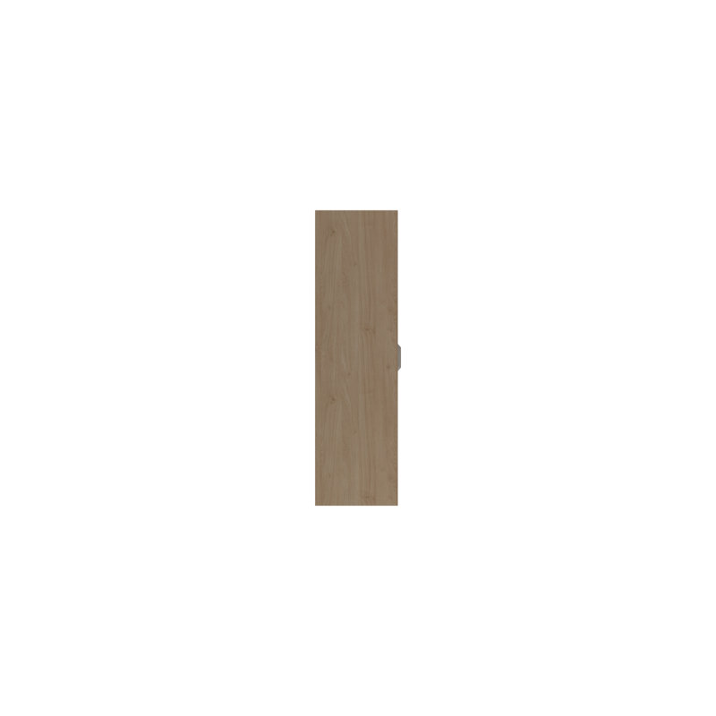 Zakariyah 2 Door Manufactured Wood Wardrobe, Oak