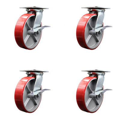 Poly on Cast Iron Casters
