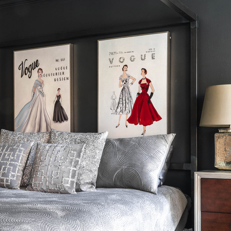 Vogue Pattern Canvas Wall Art   This Sparkles Home art piece is made to add a touc