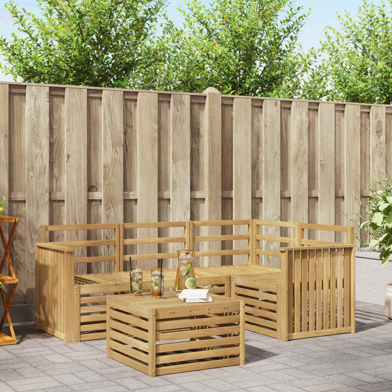  Outdoor Sofa Set 5 pcs Polyester