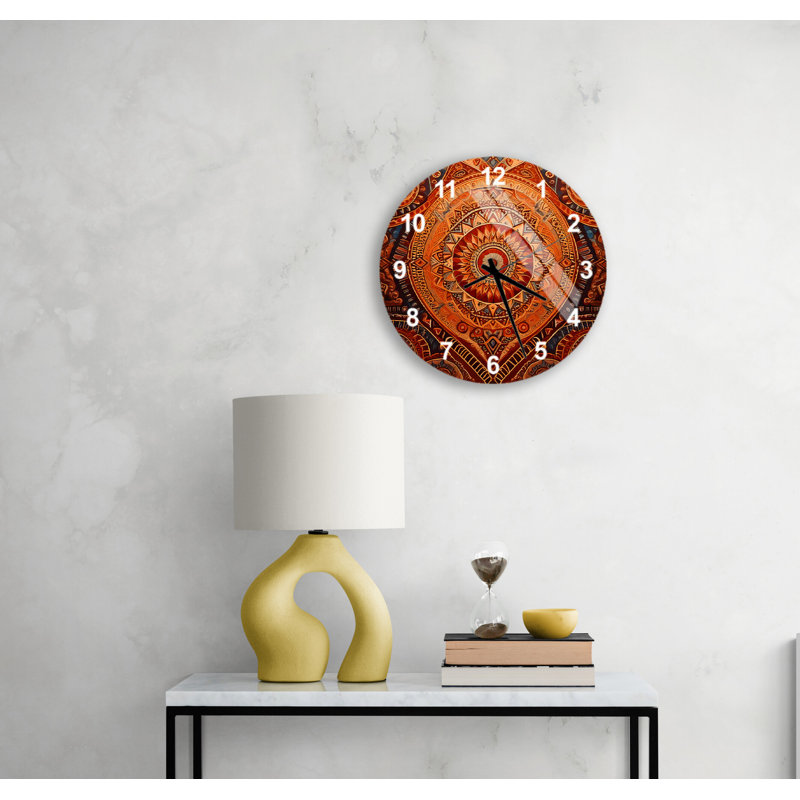Horloge murale bohémienne, Blanc