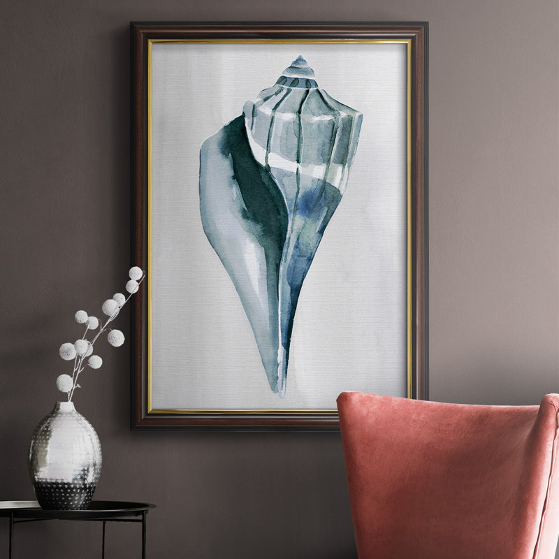 Toile encadrée de qualité supérieure Soft Ocean Gems II - prête à être accrochée, H 20 po x l 16 po x P 2,5 po