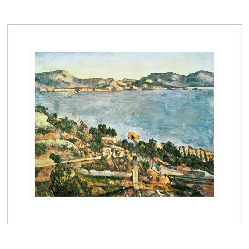 Estaque par Paul Cézanne, H 17,75 po x l 20,64 po