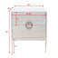 Table de chevet 2 tiroirs Pearl